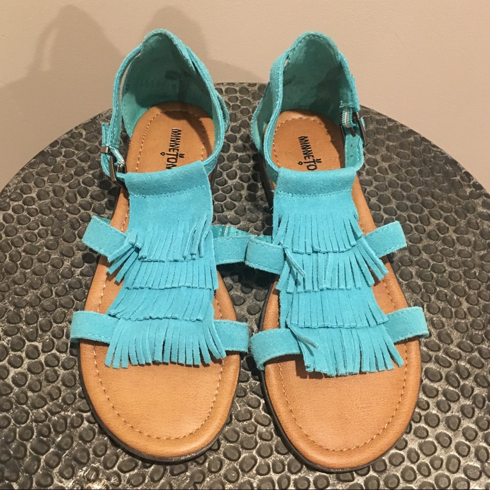 Minnetonka Fringe Sandals